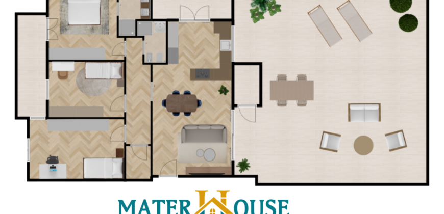 Appartamento con terrazzo panoramico